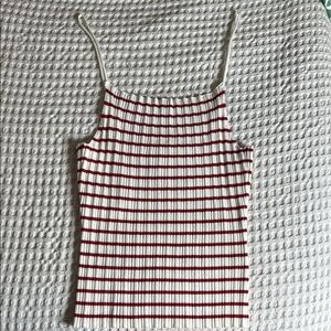 Striped Ribbed Tank Top
